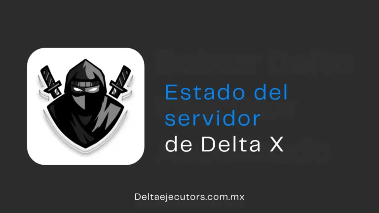 Estado del servidor de Delta X